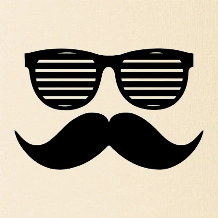 Mustache brýle