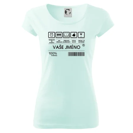 Vaše jméno - čárový kód