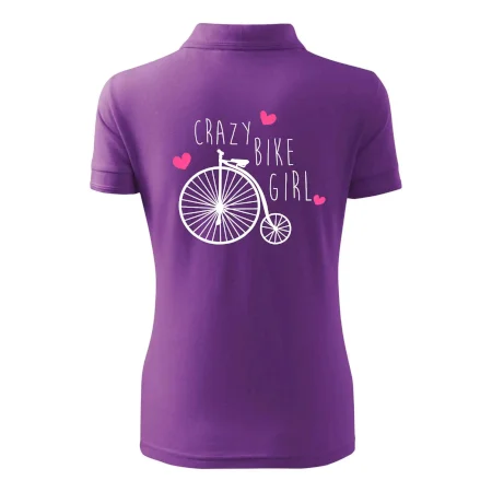 Crazy bike girl