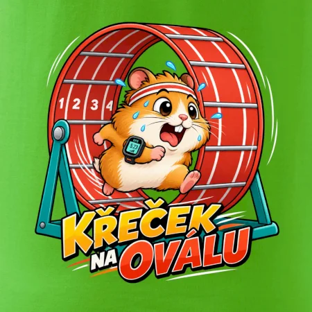 Běžecký křeček na oválu