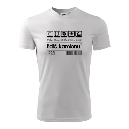 Čárový kód řidič kamionu