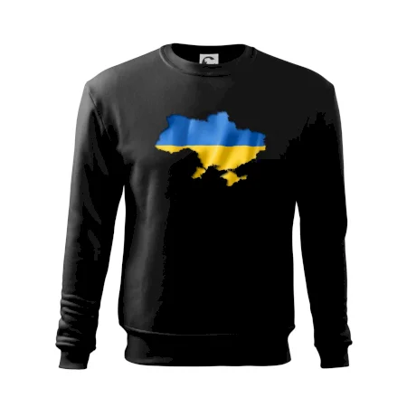 Ukrajina vlajka mapa