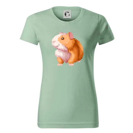 Morče - kreslené, bílo oranžové