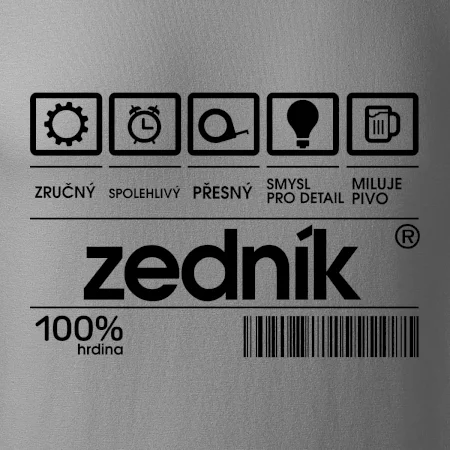 Čárový kód zedník