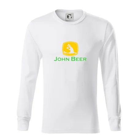 John Beer jelen s pivem