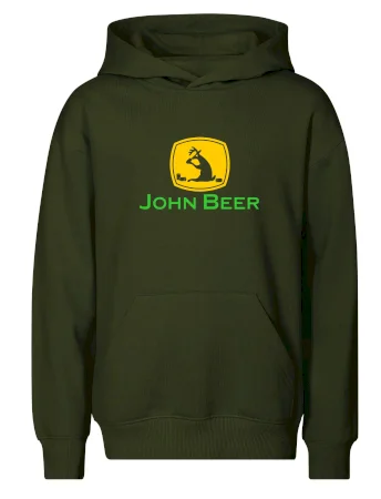 John Beer jelen s pivem
