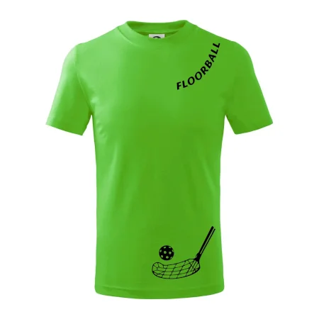 Floorball nápis šikmo