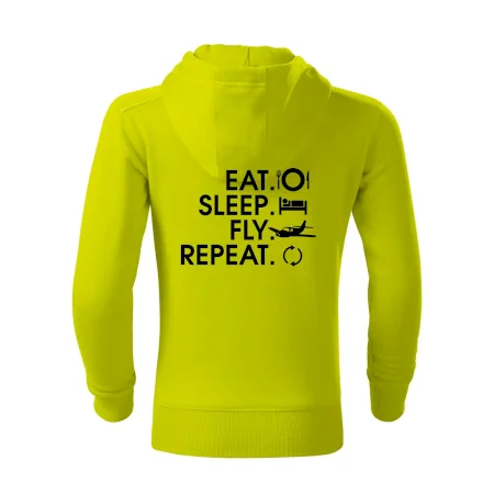Eat sleep fly repeat