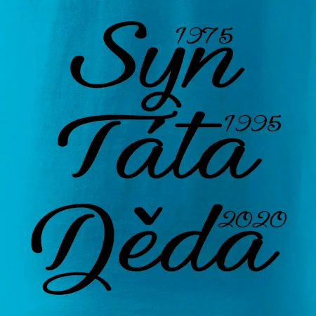 Syn, táta děda - vaše ročníky
