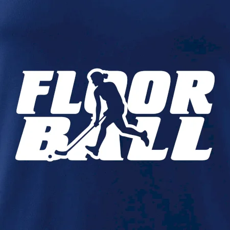 Floorball nápis rovný