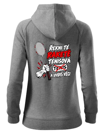 Badmintonová raketa není tenisová