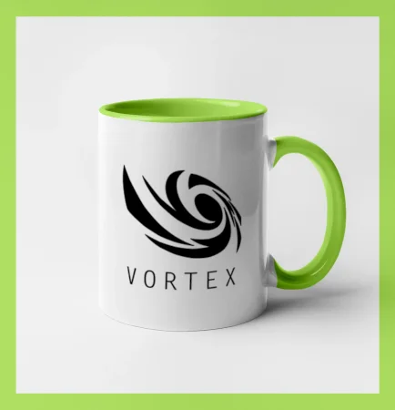 Vortex logo jednobarevné