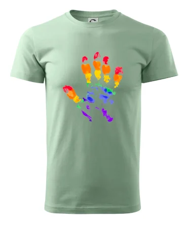 LGBT hand print