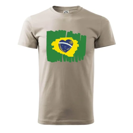 Brazílie vlajka srdce