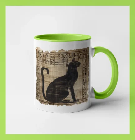 Egyptské hieroglyfy kočka