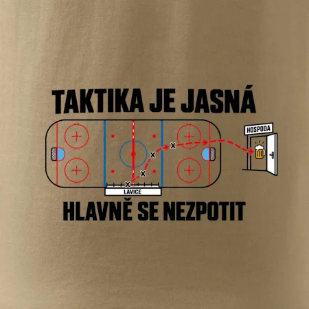 Hokejová taktika hlavně se nezpotit