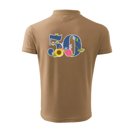 Květinové číslo kreslené - 50