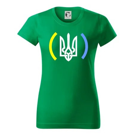 Ukrajina trojzubec s barvami