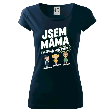 Jsem máma a tohle je moje parta  (obrázky a jména dětí)