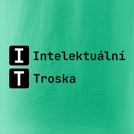 IT Nápis Intelektuální Troska