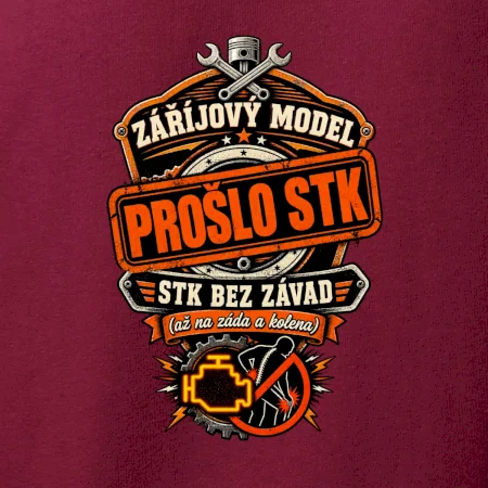 Záříjový model -  stk bez závad