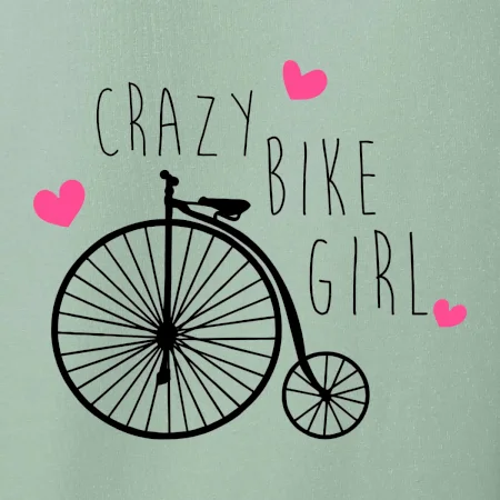 Crazy bike girl