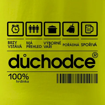 Čárový kód důchodce