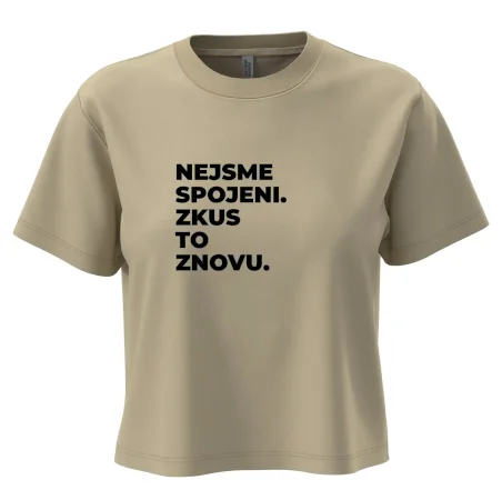 NEJSME SPOJENI. ZKUS TO ZNOVU.