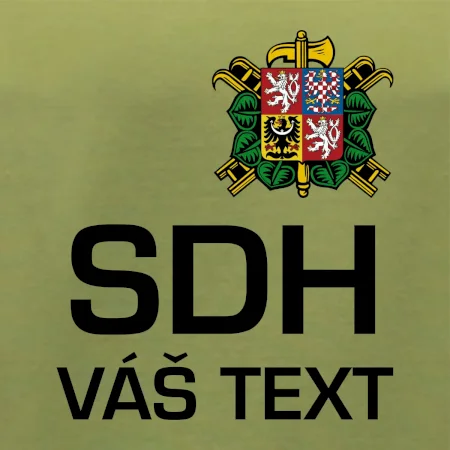 Sbor dobrovolných hasičů - znak bez nápisu + Nápis na zádech
