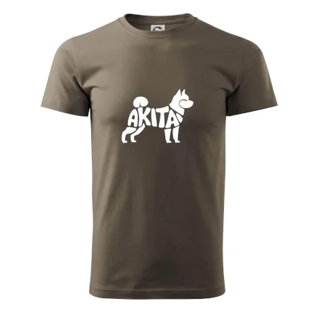Akita Inu - Nápis v těle
