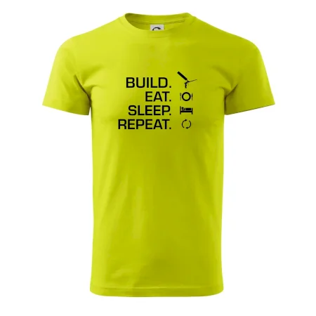 Build eat sleep repeat - montážní pěna
