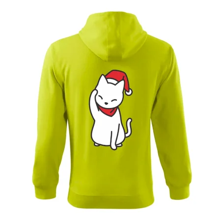 Vánoční kočka mávající