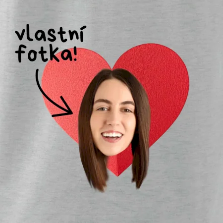 Vlastní fotka v srdci