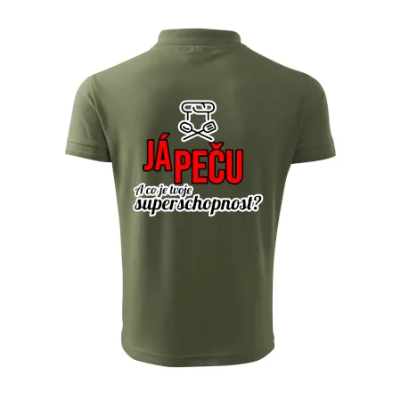 Já peču - tvoje superschopnost? rovný nápis
