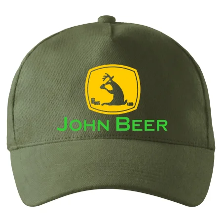 John Beer jelen s pivem