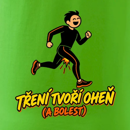 Běžecké tření tvoří oheň