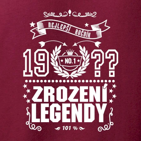 Zrození legendy - pro všechny - vlastní letopočet