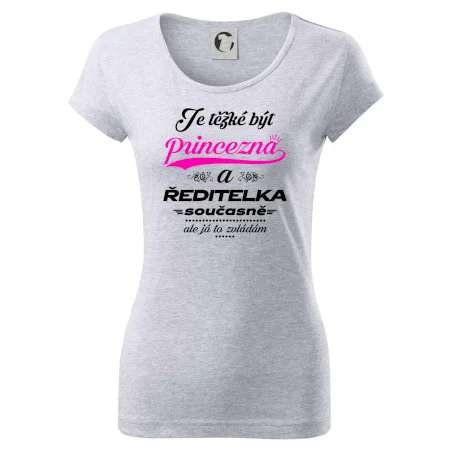 Je těžké být princezna - ředitelka