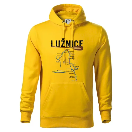 Mapa řeky Lužnice
