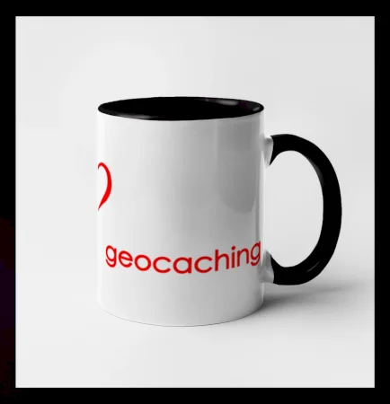 Moje srdce bije pro Geocaching -text