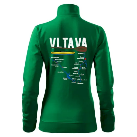 Mapa řeky Vltavy