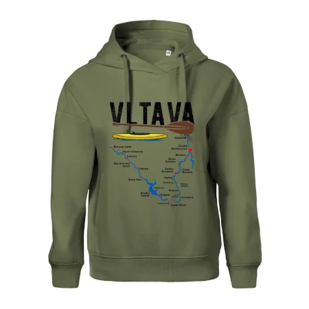 Mapa řeky Vltavy