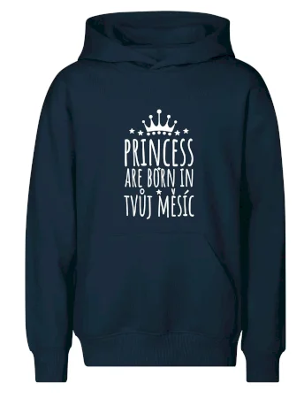 Princesses are born in (vlastní nápis měsíc narození)