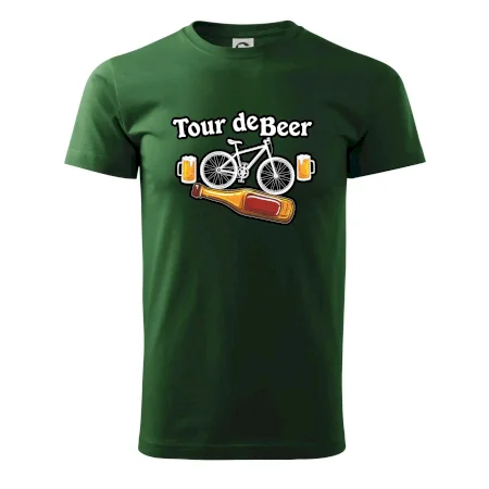 Tour de beer - kolo - pivo a nápis na zádech