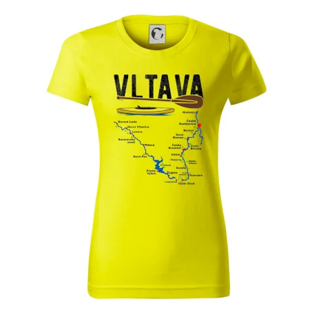 Mapa řeky Vltavy
