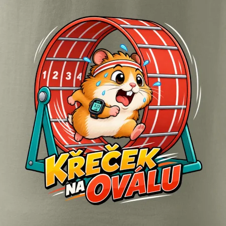 Běžecký křeček na oválu