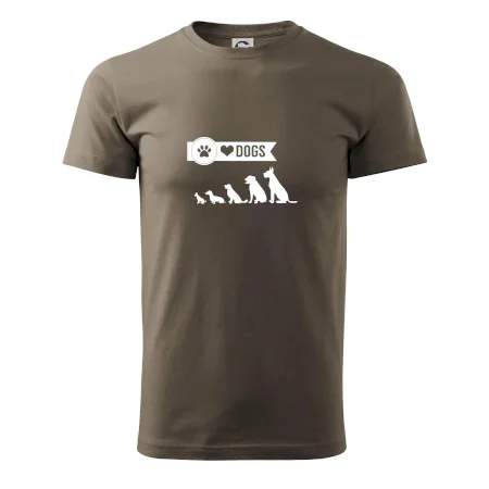 I love dogs - tlapka