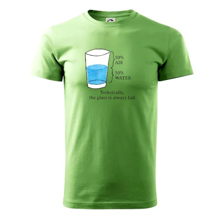 Technically, the glass is always full