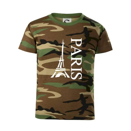 Paris nápis Eiffelovka na výšku