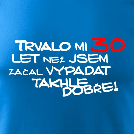 Trvalo mi 30 let než jsem začal vypadat takhle dobře